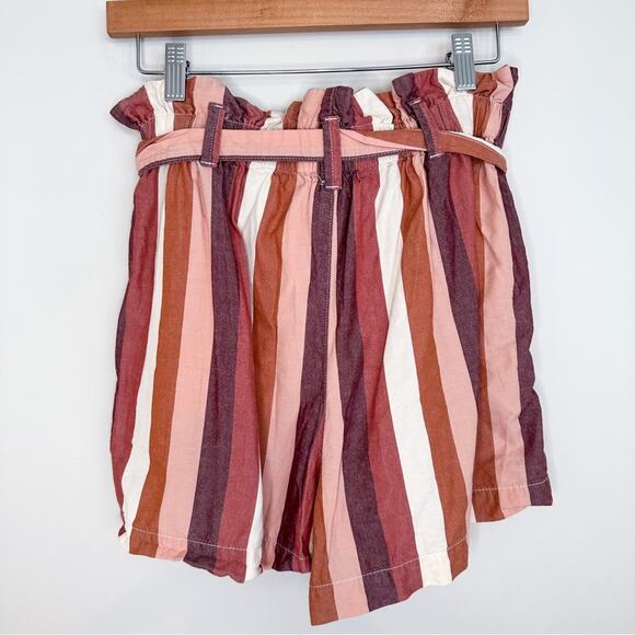 Madewell Paperbag Shorts in Rainbow Stripe - Picture 5 of 5